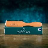 ZilberHaar Beard Brush Pure Boar Bristles Pearwood Germany view 2