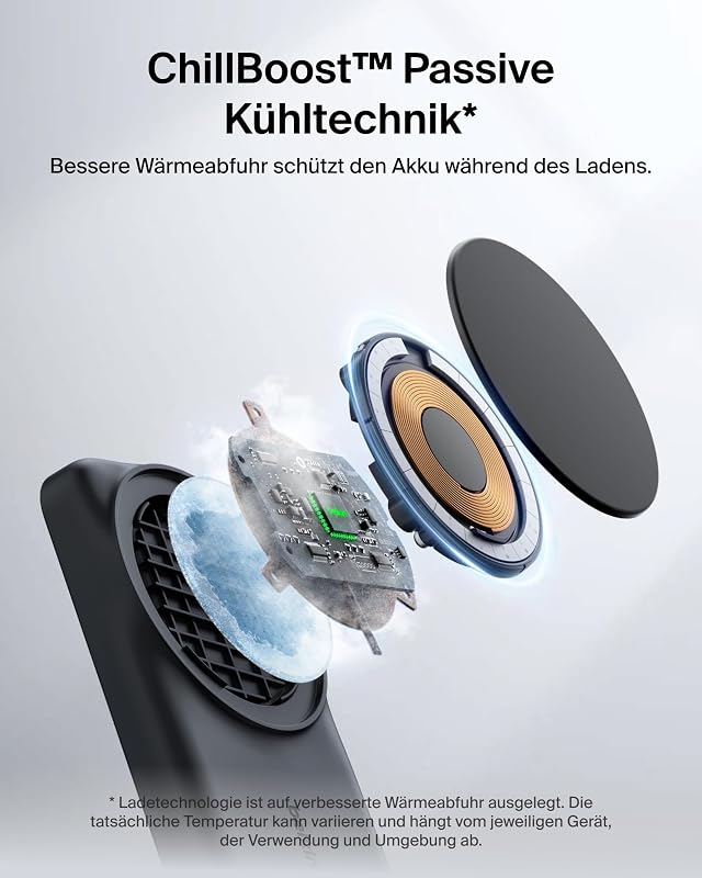 UltraCharge 3-in-1 Induktive Ladestation mit Qi2, 25W – Schwarz