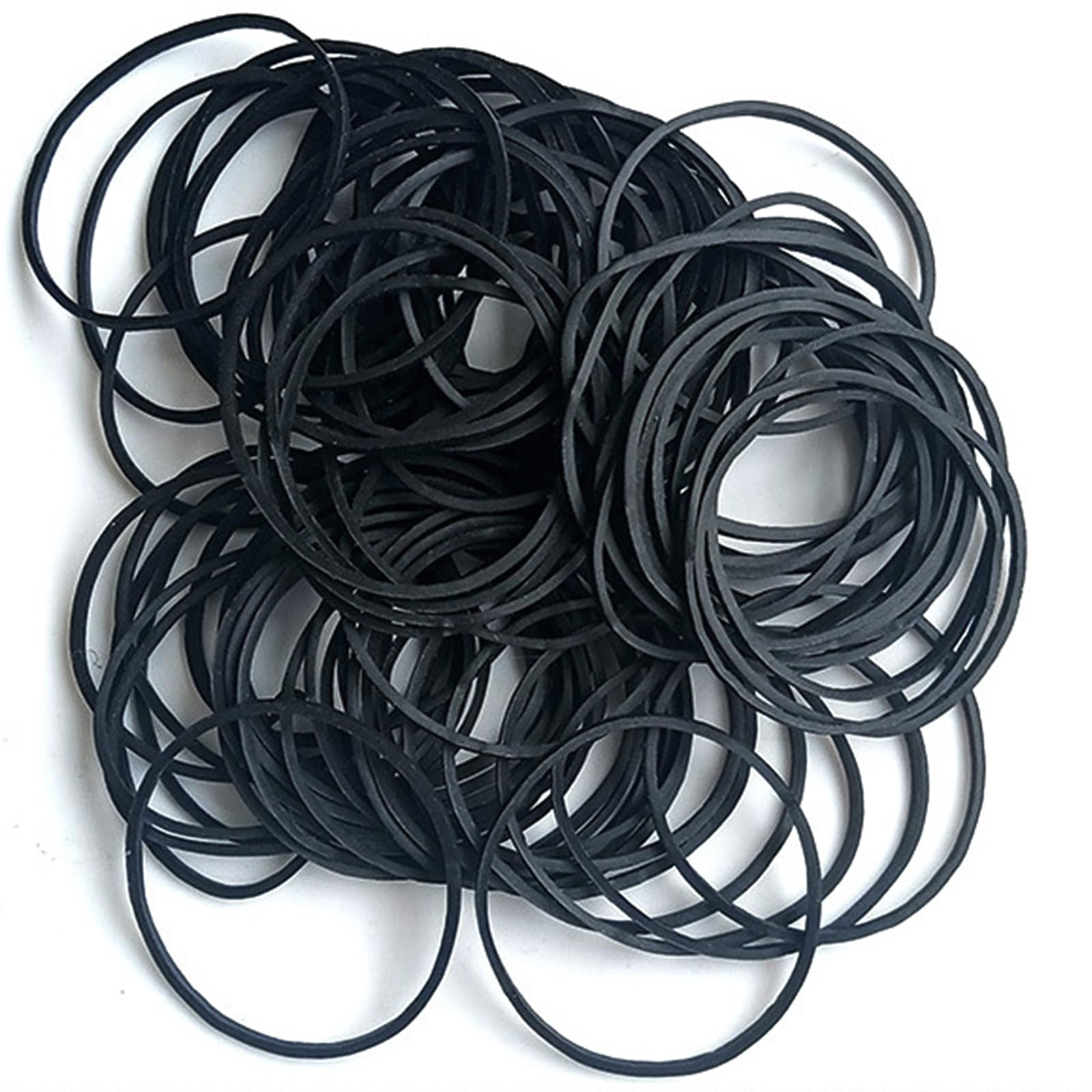 Elastic Band Black Black Rubber Bands Cowhide Bands Rubber Ring Leather Sleeve Hair Plate Hairdressing Makeup Leather Band Storage Leather Bands