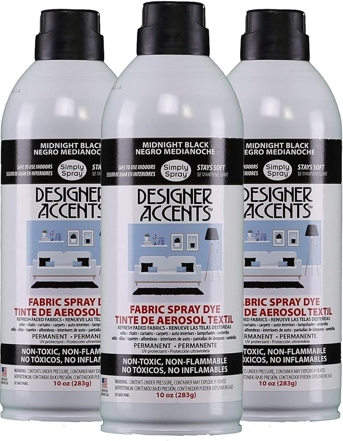 Amazon.com: Designer Accents Fabric Paint Spray Dye by Simply Spray