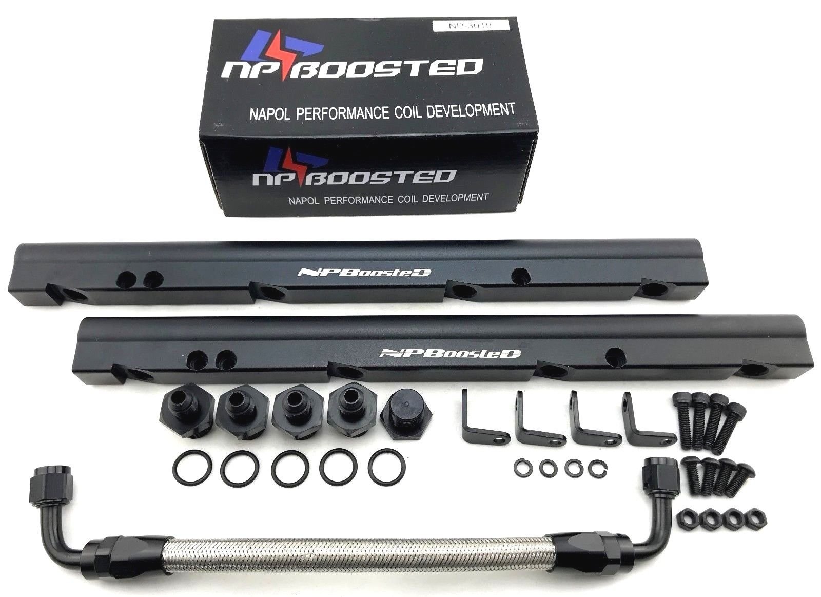 Buy NPBoosted GM LS LS1 LS6 LSX EFI Custom Aluminum Fuel Rail Kit with