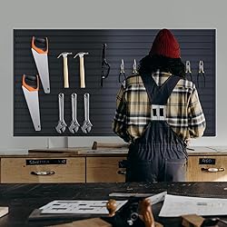 NeatiEase Slatwall Panel Wall Storage Systems, 4 x