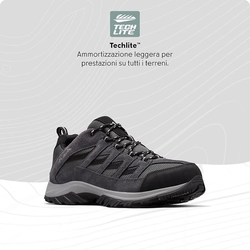 Crestwood, Scarpe da escursionismo Uomo, Shark/Columbia Grey, 42 EU