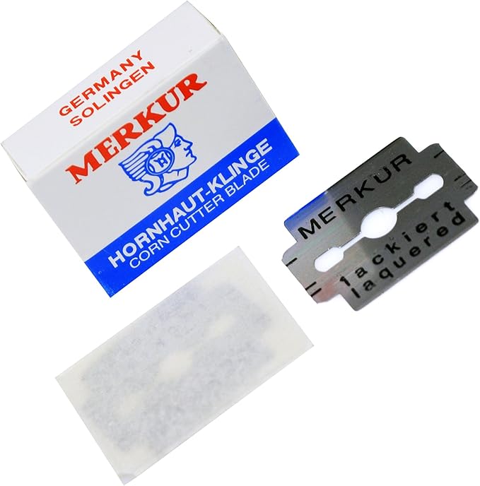 MERKUR SOLINGEN 100 Pieces Replacement BladesSpare Blades For Corn