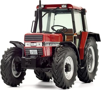 Schuco 450779400 Case International 633 Traktor Mit Kabine Modellauto 1 32 Rot Modell Auf Sockel Befestigt Amazon De Spielzeug