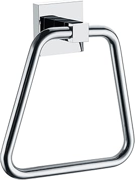 Daka Handtuch-Ringhalterung zur Wandmontage, mit poliertem Chrom-Finish