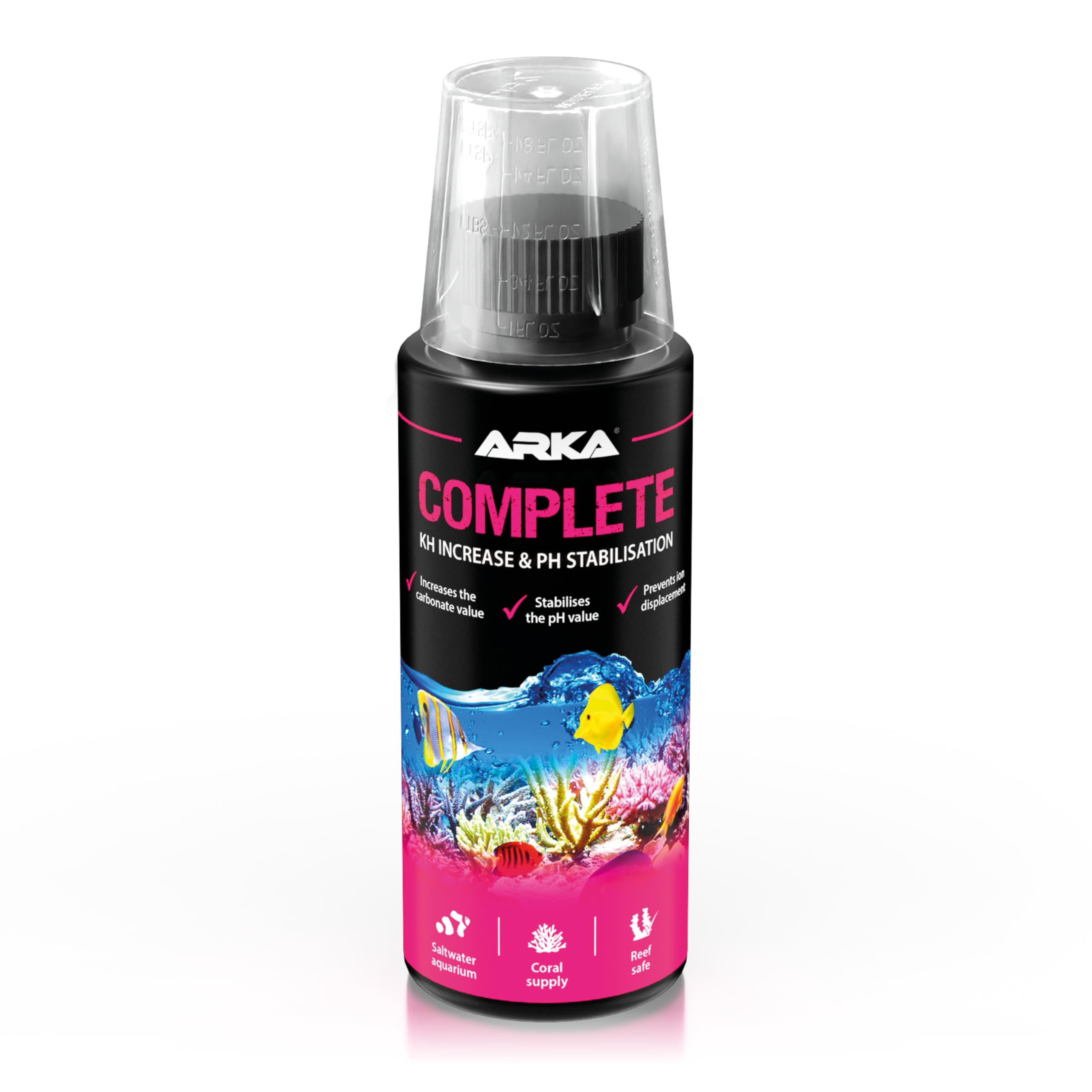 ARKA - Complete – KH & pH stabiliser and optimisation, stable water values, for every saltwater aquarium, multicolor