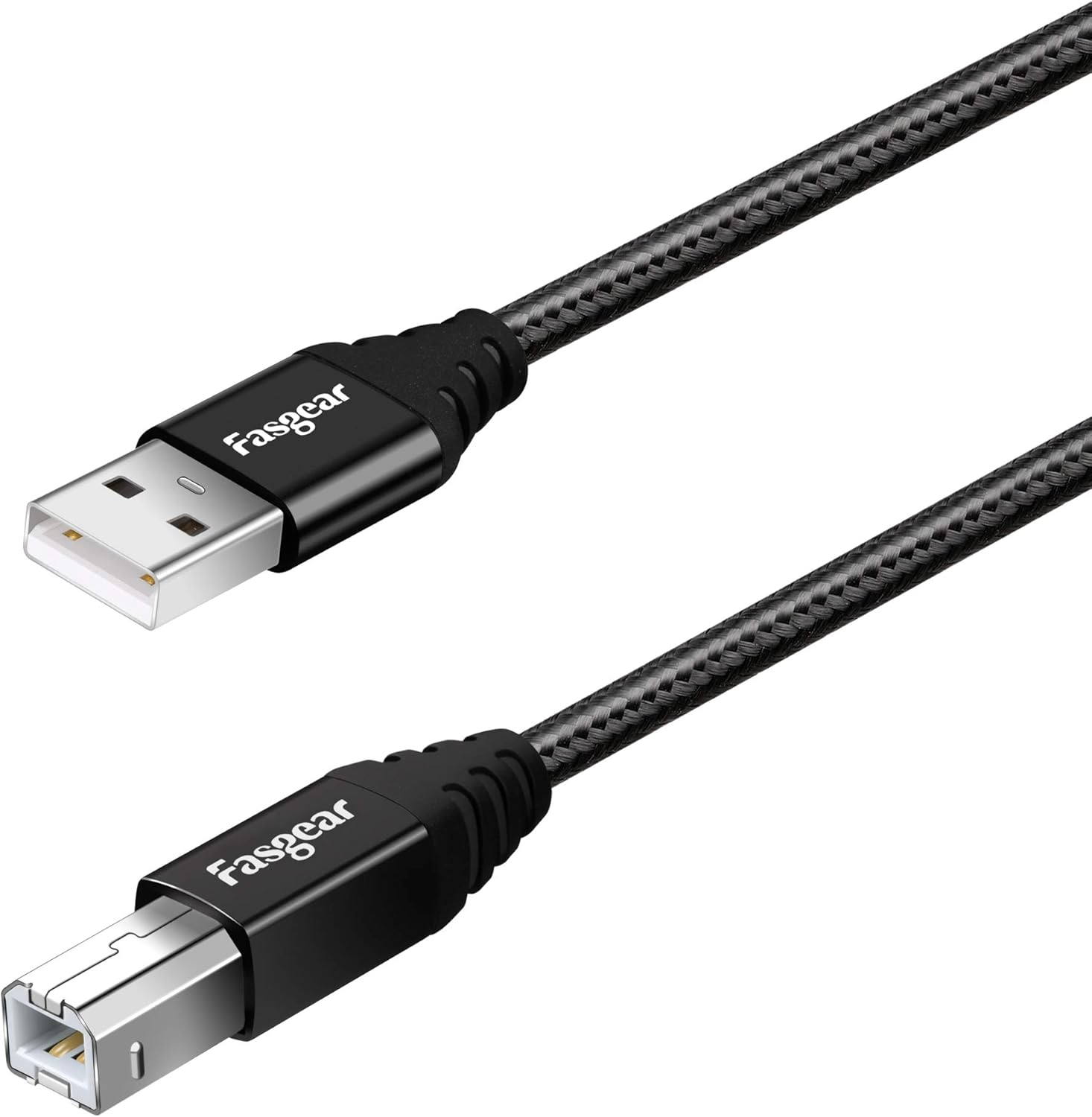 Fasgear USB B Midi Cable, USB 2.0 Printer Cable USB, A Amazon.co.uk