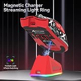 ATTACK SHARK X11 Gaming Mouse with Magnetic Dock 22000 DPI BT/2.4G/Wired Red view 6