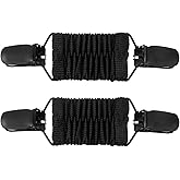 Tweruna 2Pcs Dress Clips Back Cinch, Elastic Waist Cincher Clip for Tightening Clothes, Collar Clips for Shawls, Cardigan