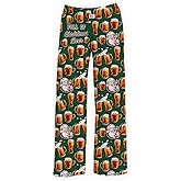 BRIEF INSANITY Lounge Pajama Pants for Men and Women | Holiday Christmas Santa Cheers Beer Pattern Bottoms - Comfy, Ultra Soft, Novelty Loungewear Pants (Full of Christmas Beer, X-Large)