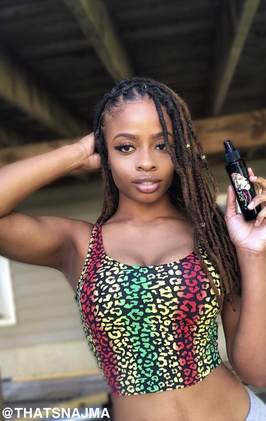 Lion Locs Rosewater Spray with Aloe, Essential Oils, Vitamins, and Glycerin | Organic Conditioner Spritz for Skin, Dreads, Dreadlocks (4oz) : Beauty