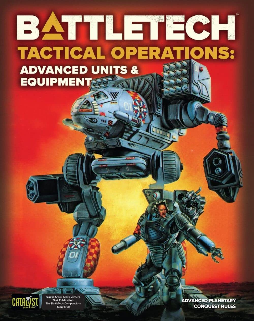 Catalyst Game Labs BattleTech | Tactical Operations - Advanced Units & Equipment | Advanced Planetary Conquest Rules | Book English