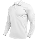 Deyeek Men's Long Sleeve Polo Shirts, Quick Dry Golf Polo for Men | UPF 50+ Sun Protection, Quick Dry &amp; Moisture Wicking, Casual Collared Style, Lightweight Tactical Golf Shirt for Men