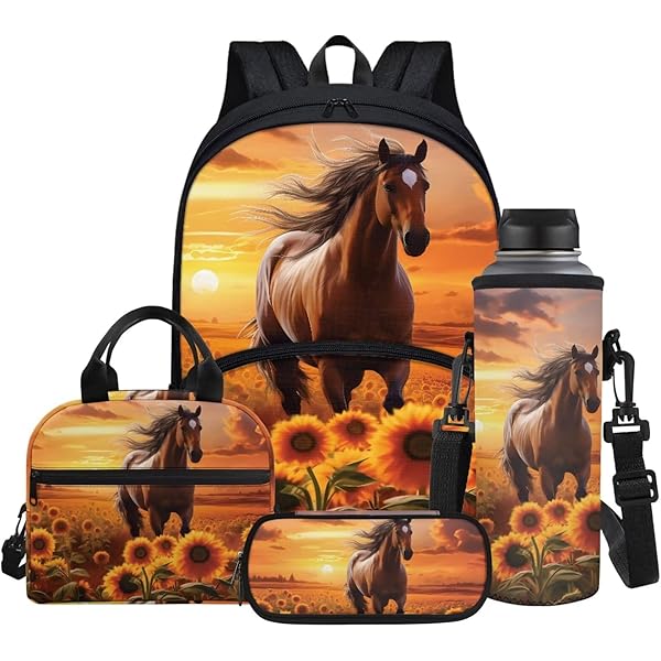 Amazon.com: Dispalang Horse Backpack and Cooler Bag for Boys