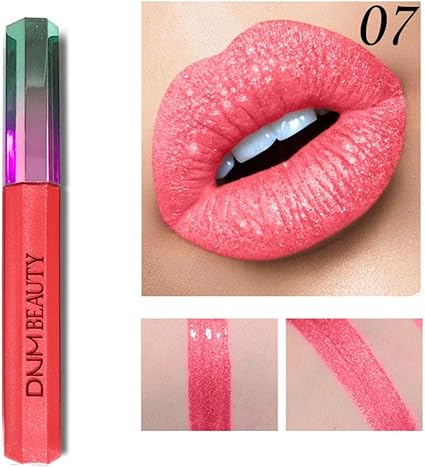 Taottao Sexy 12 Couleurs Nude Métallique Mat En Velours Brillant Brillant à Lèvres Rouge à Lèvres Crème