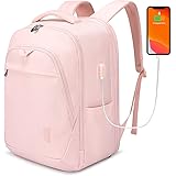 Laptop Backpack BAGSMART Travel Backpacks Fits up to 17.3 Inch Notebook Water Resistant Casual Daypack Super Large Bags for B