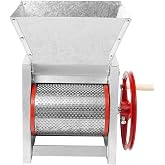 PROYONGOO Coffee Bean Peeling Machine, 66.14-220.46 Lbs/h Manual Stainless Steel Coffee Bean Peeler Machines with Handle &amp; Opening Feeding Mouth, Heavy Duty Beans Peeler for Cafes, Farms, Home Use