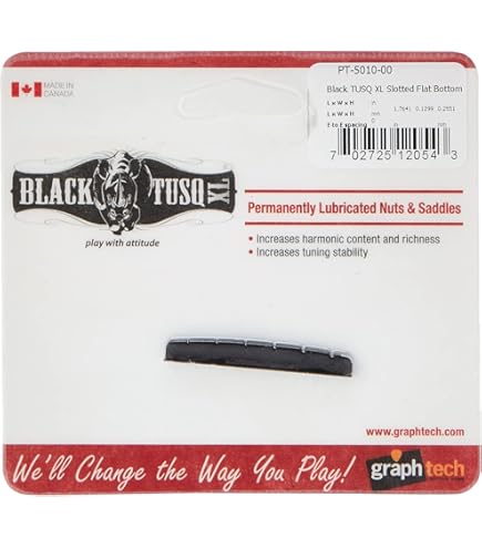 Amazon.com: Graphtech Black Tusq Xl Nut Schecter 7 String 48 X 6