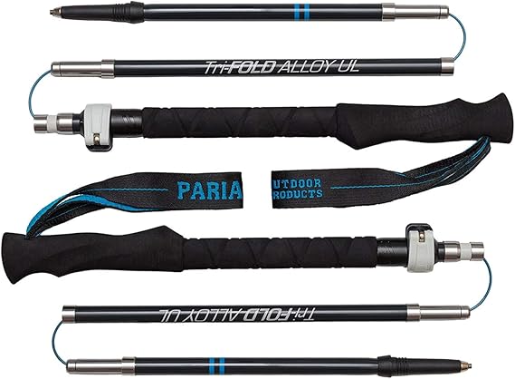 overextended trekking pole