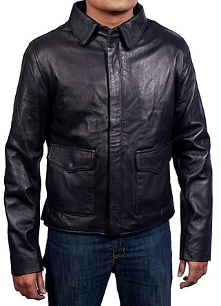 HLS Indiana Jones Coffee Braun Soft Kunstleder Jacke