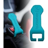 Bucklebee Easy Car Seat Buckle Release Aid for Children Unbuckle Car Seat Release Tool - Button Pusher - Opener for Nails - Buckle Release (1 Pack Teal)