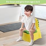 Glenmore Dinosaur Toddler Potty Training Chair with Lid Yellow view 7