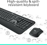 Logitech MK540 Advanced Wireless Keyboard and Mouse Combo UK English view 4