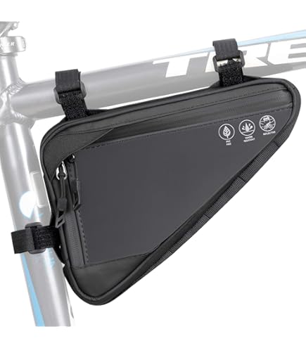 SACOCHE VELO,03 bike bag--Sacoche triangulaire étanche pour cadre de