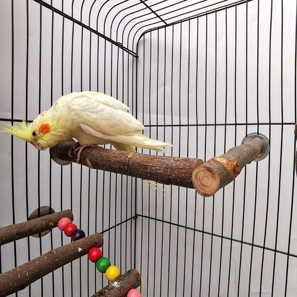 Yunt11 Bird Perch, Grapevine Natural Bird Stand Bird Perch Wood Gym