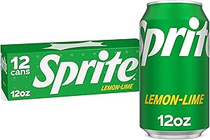 Sprite Lemon Lime Soda Soft Drinks, 12 fl oz, 12 Pack