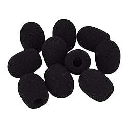 Sunmns 10 Pack Mini Small Size Lapel Headset
