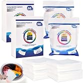 CONLI Color Catchers for Laundry, 200 Grabber Sheets Essential for Home Use - Maintains Original Color of Clothing, Suitable for Apartment, School, Travel