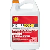 Shell Zone Dex-Cool Extended Life ELC Antifreeze + Coolant, Pre-Diluted 50/50 (1 Gallon, Single Pack)