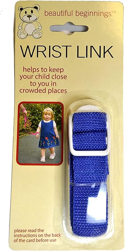 Beautiful Beginnings Adjustable Baby Wrist Link Rein Safety Toddler Walking