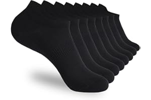 Corlap Womens Ankle Socks - 8 Pairs Athletic Running Low Cut No Show Socks With Tab