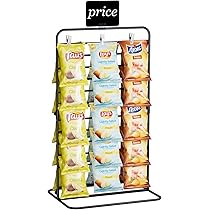 Pinzoveco Chip Rack Display Stand, 5 Tiers 40 Clips Nicaragua - View #2