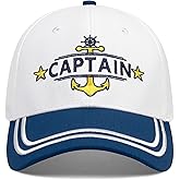 Rybicag Captain Hat for Men Women,Cool Boat Gifts for Boat Owners,Boating Gifts Accessories for Dad
