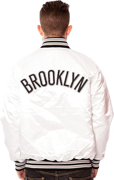 brooklyn nets satin jacket