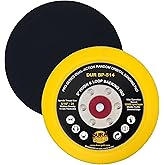 Dura-Gold Pro Series 5" Hook & Loop DA Backing Plate Pad - 14mm Thick Medium Profile Edge, Dual-Action Random Orbital Sanding Pad, 5/16" - 24 Threads - for Sander Polisher Auto Woodworking Sandpaper