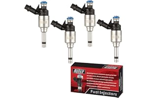 MACAX Set of 4 Fuel Injectors FJ1438 Replacement Compatible with Hyundai Santa Fe Sport Sonata Tucson Kia Optima Sorento Sportage 2.4L L4 - Replaces 35310-2GGA1