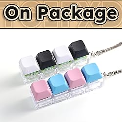 2 PCS Silent & Clicky Keyboard Fidget, Fidget