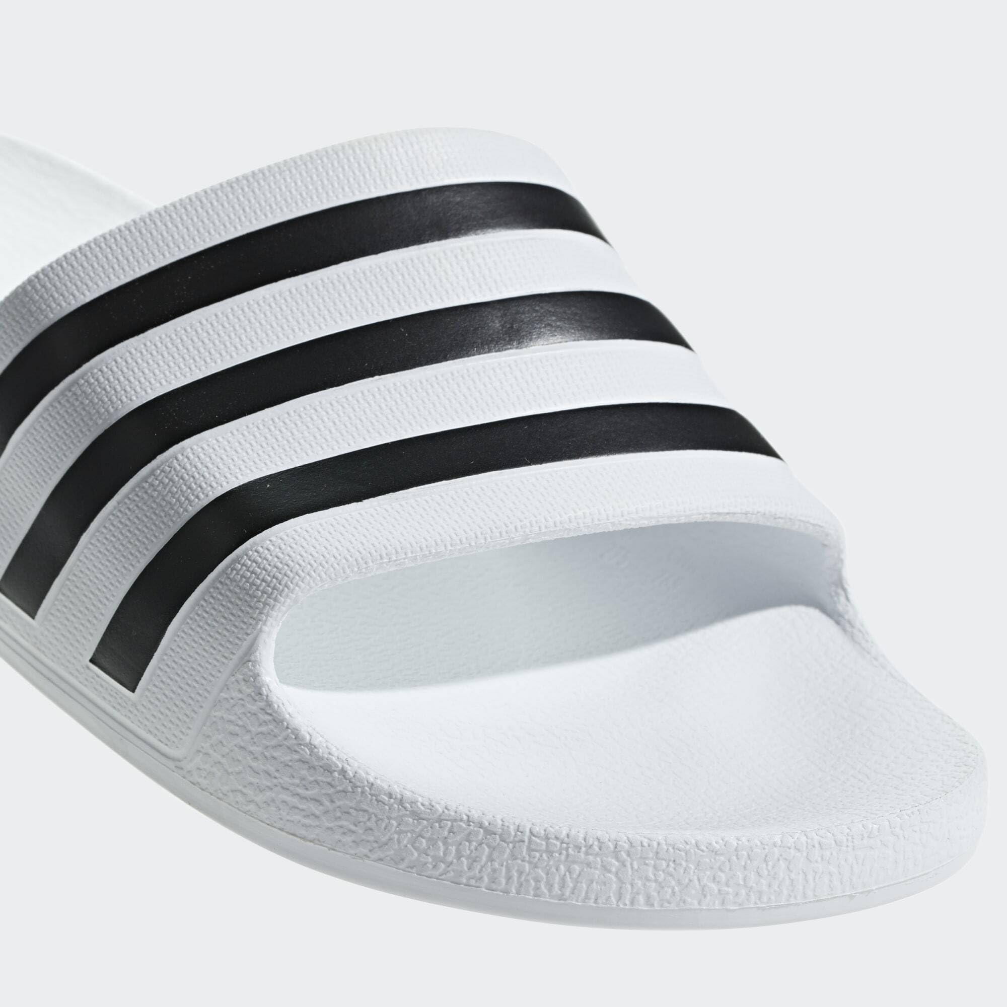adidas Unisex Adilette Aqua Slides, Cloud White / Core Black / Cloud White, 38 EU 10