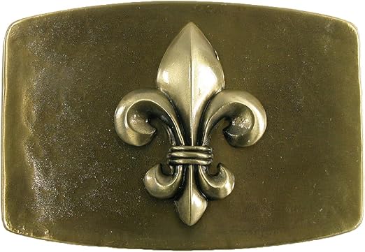 fleur de lis belt buckle