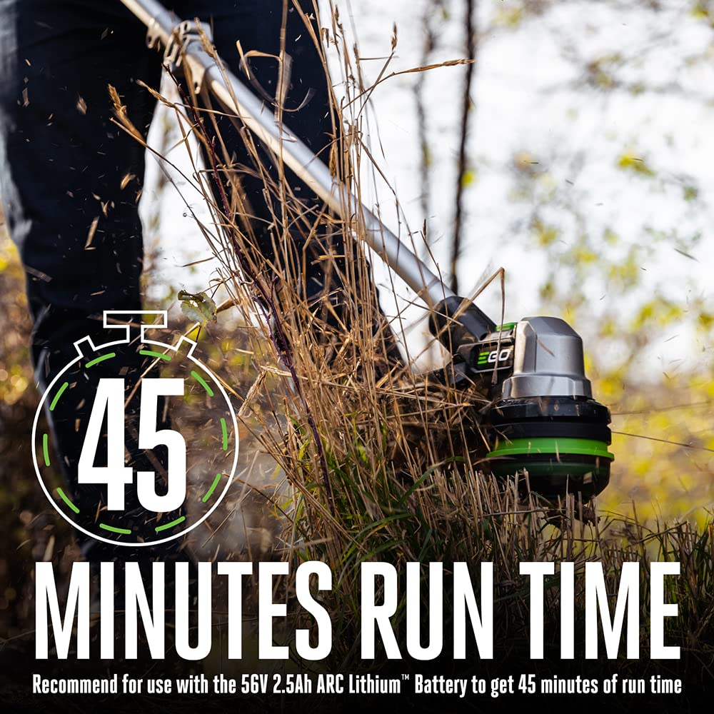 EGO ST1511T 15Inch 56Volt LithiumIon Cordless String Trimmer Kit Alu