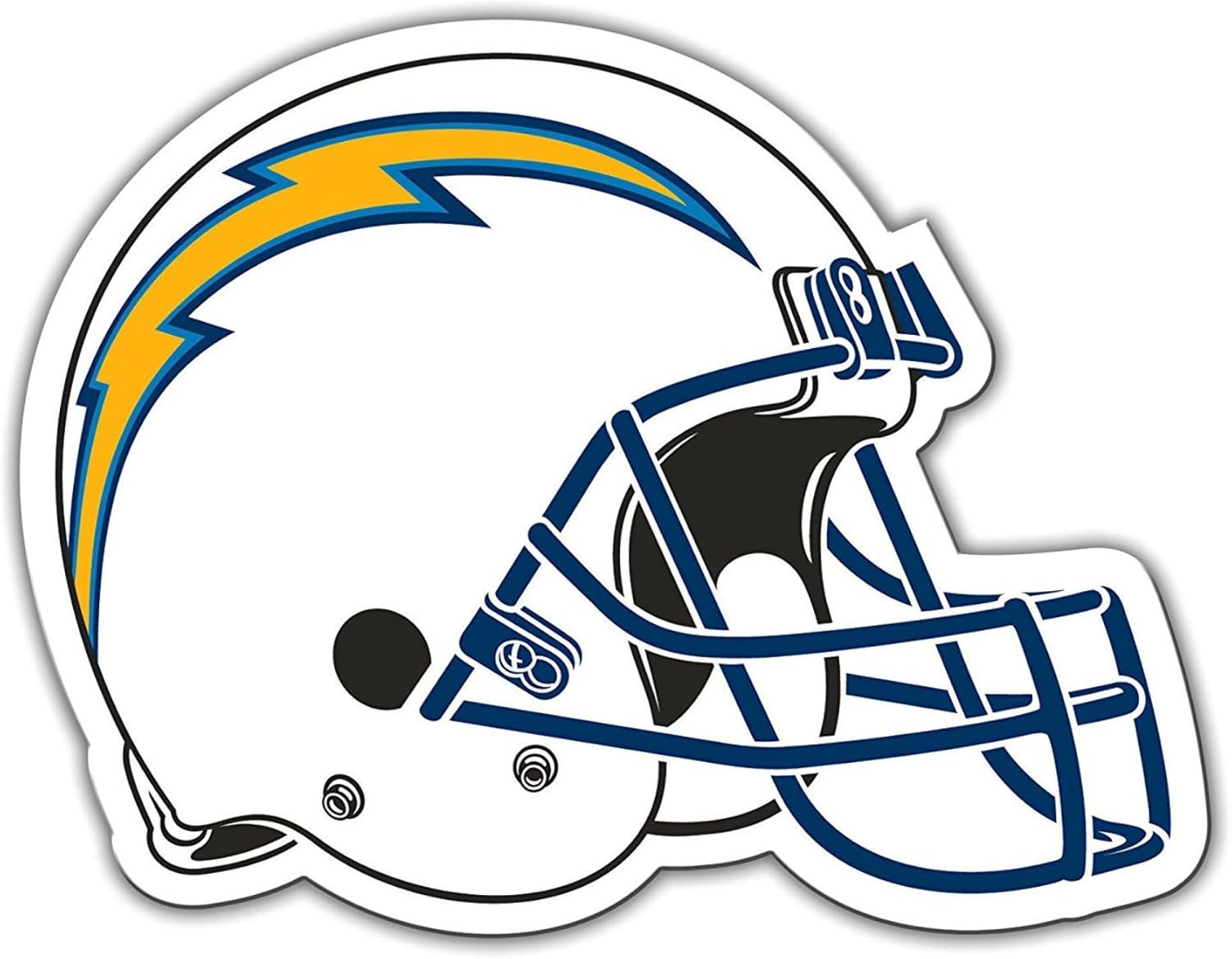 chargers new helmet design