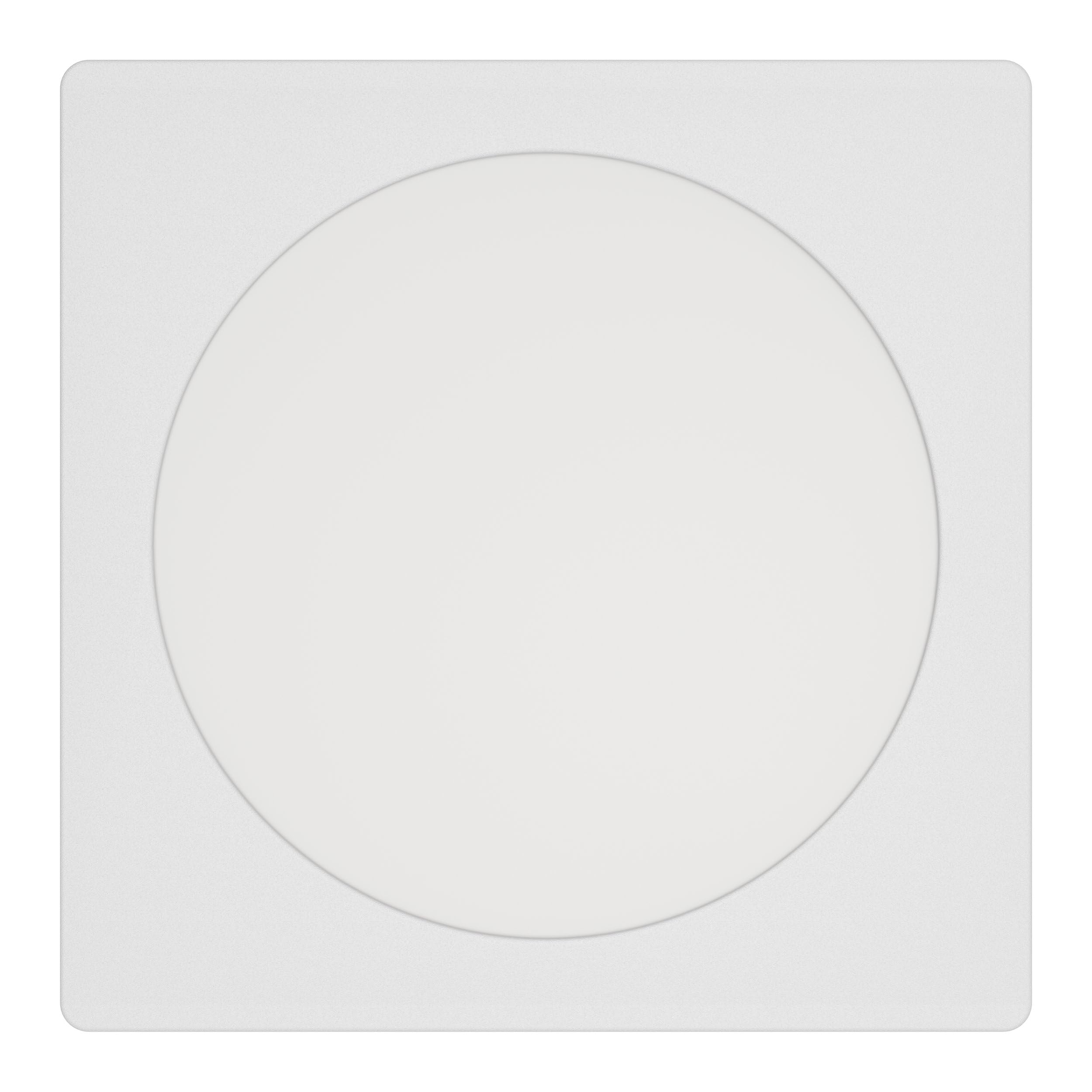 Eglo Recessed LED Ceiling spot Fueva 6, Square Spotlight, Ceiling lamp Made of Plastic in White, Warm White-Cold White, 16.6 x 16.6 cm