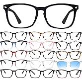 VIDEBLA 15 Pack Blue Light Blocking Reading Glasses for women Men Fashion Eyeglasses with Spring Hinge Anti UV Ray Readers