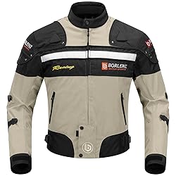 BORLENI Motorcycle Jacket Windproof Motorcycle Full