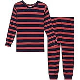 AIUI-HARNSBORN Baby Viscose Summer Sleepwear Pajamas, Girls Boys Toddler Snug Fit Cool Pjs 2-Piece Sets, 2-10Y